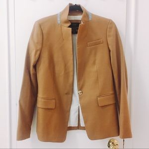 JCrew Regent Wool Blazer in Warm Camel - Size 4